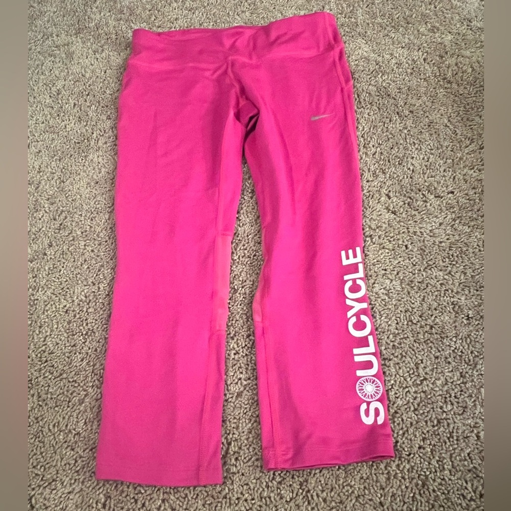 Pink Nike Soul Cycle Leggings